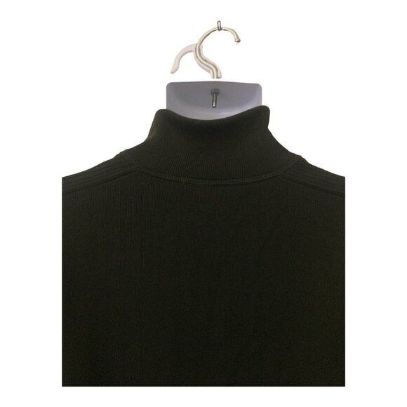 Apt 9 Mens 1/4 Zip Polo Sweater Size XL Long Sleeve Black - Picture 7 of 11